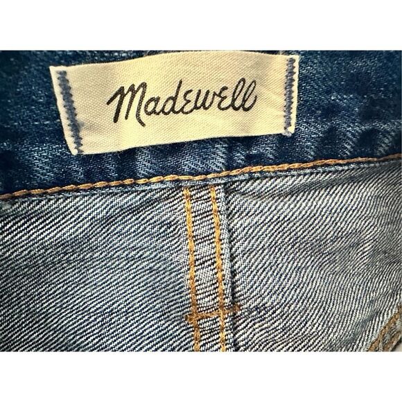 Madewell Rigid Denim Distressed Jean Skirt Size 25 - Picture 6 of 7